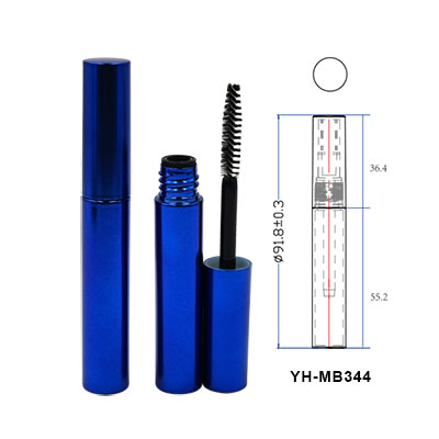 Mascara and eyeliner packaging tubes