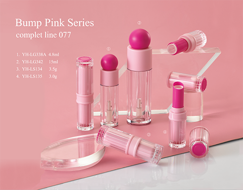 Bump Pink cosmetic packaging series
